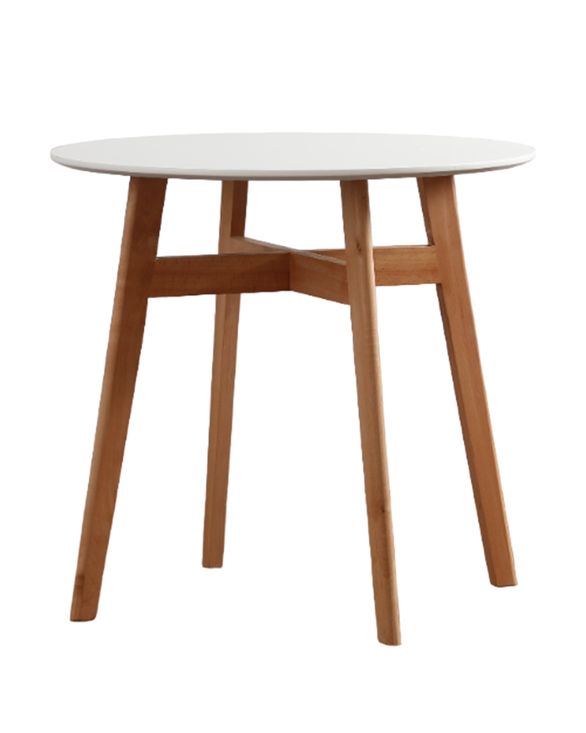 фото Стол stool group target circle 90*90 белый