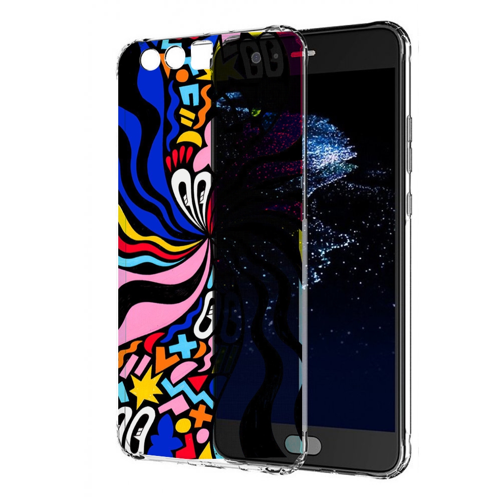

Чехол бампер MyPads волнистая-абстракция для Huawei P10 Plus про, Прозрачный, Tocco