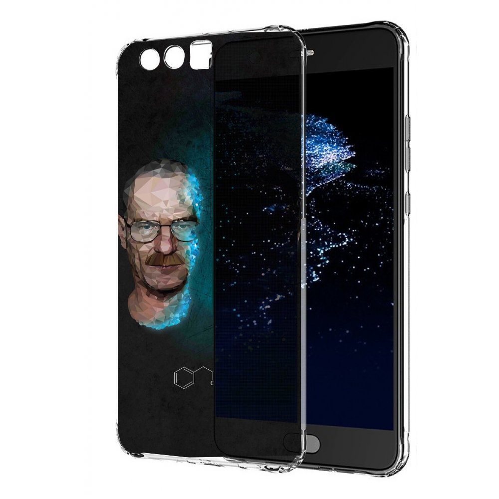 

Чехол бампер MyPads во-все-тяжкие для Huawei P10 Plus противоуда, Прозрачный, Tocco
