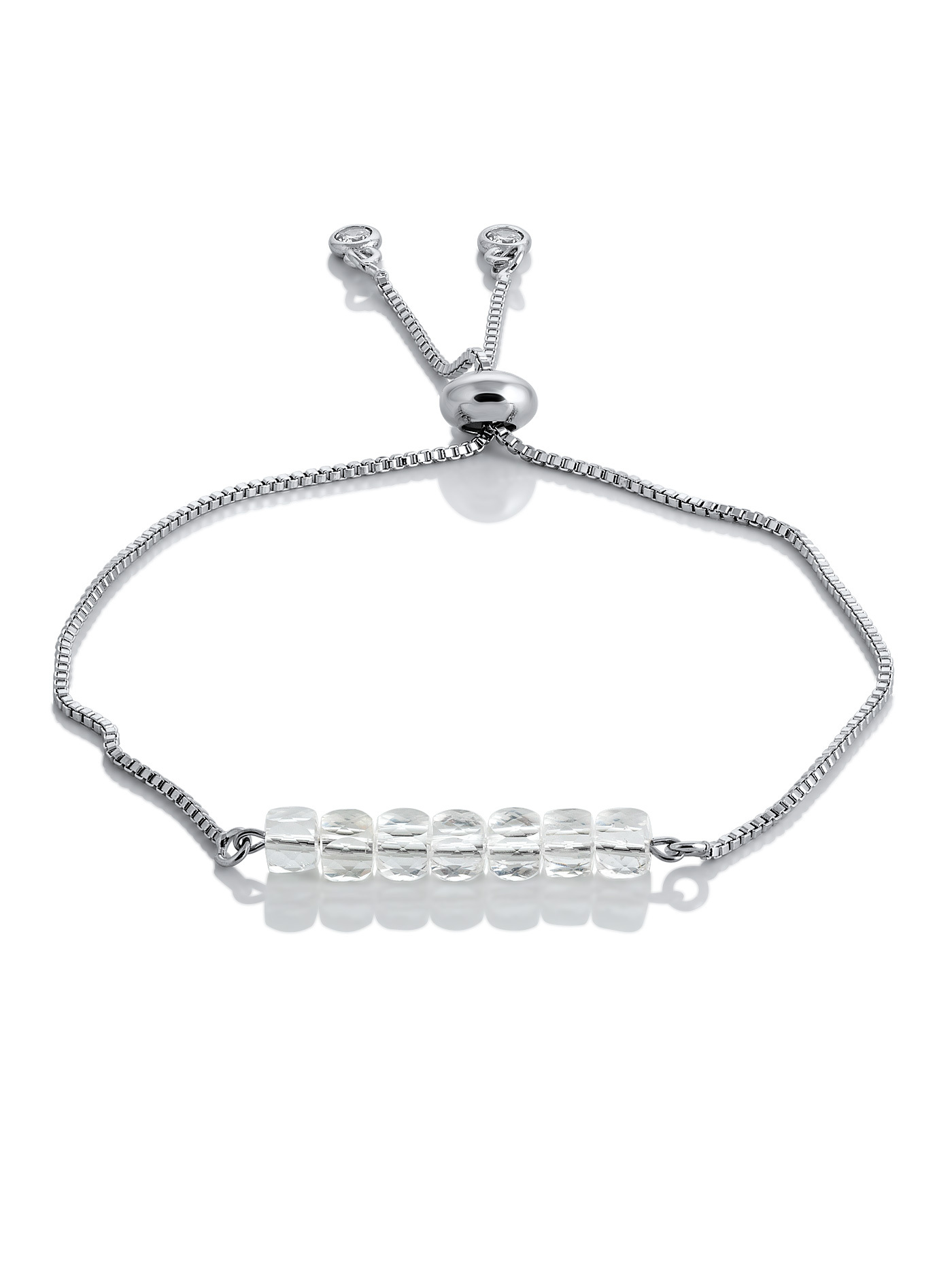 

Браслет из бижутерного сплава р. 14-22 1/33 edition 53621399, горный хрусталь, 53621399