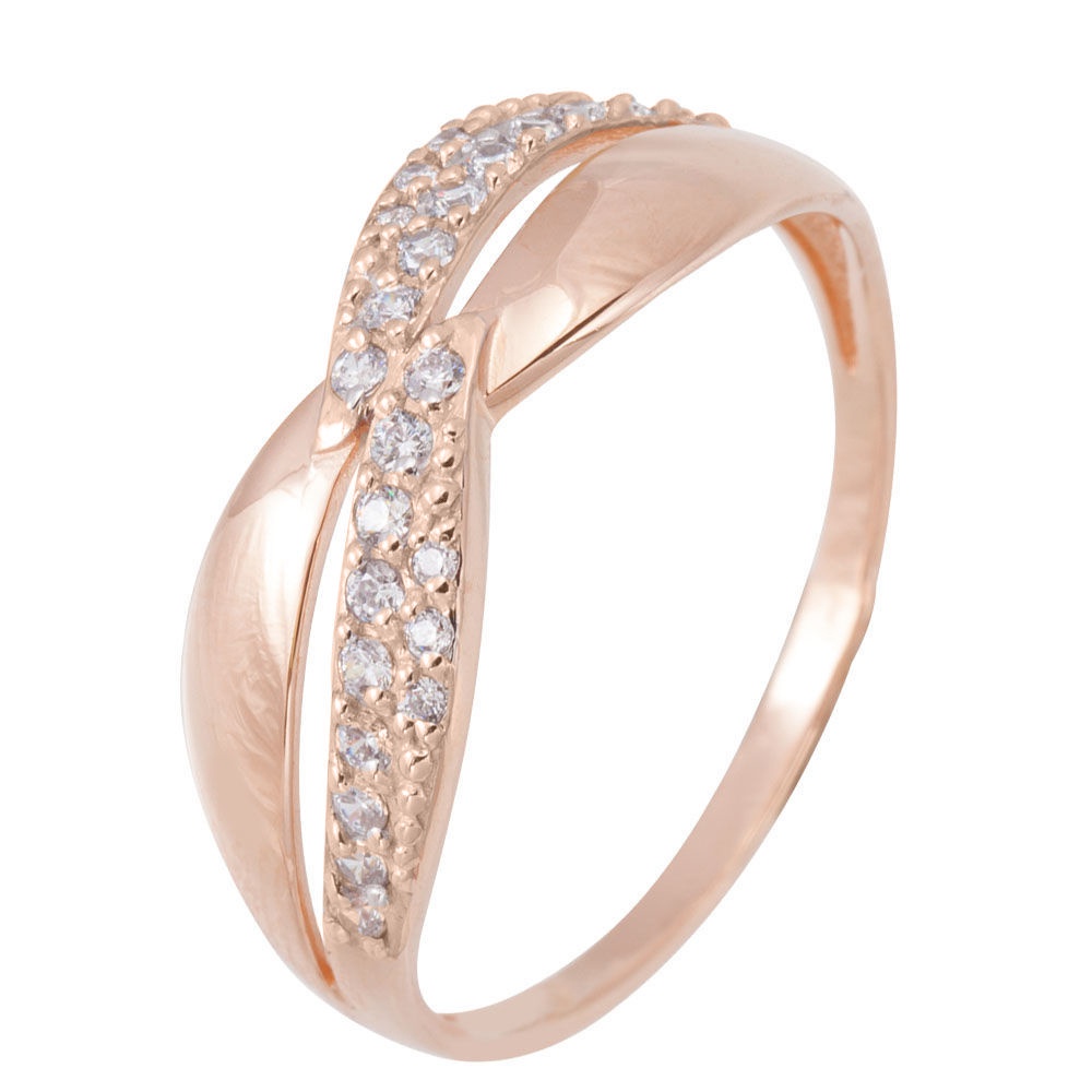

Кольцо из золота р.  585Gold 301011520, фианит, 301011520