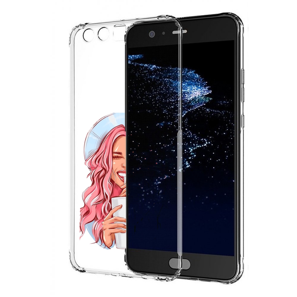 

Чехол бампер MyPads веселая-девушка-модель женский для Huawei P1, Прозрачный, Tocco