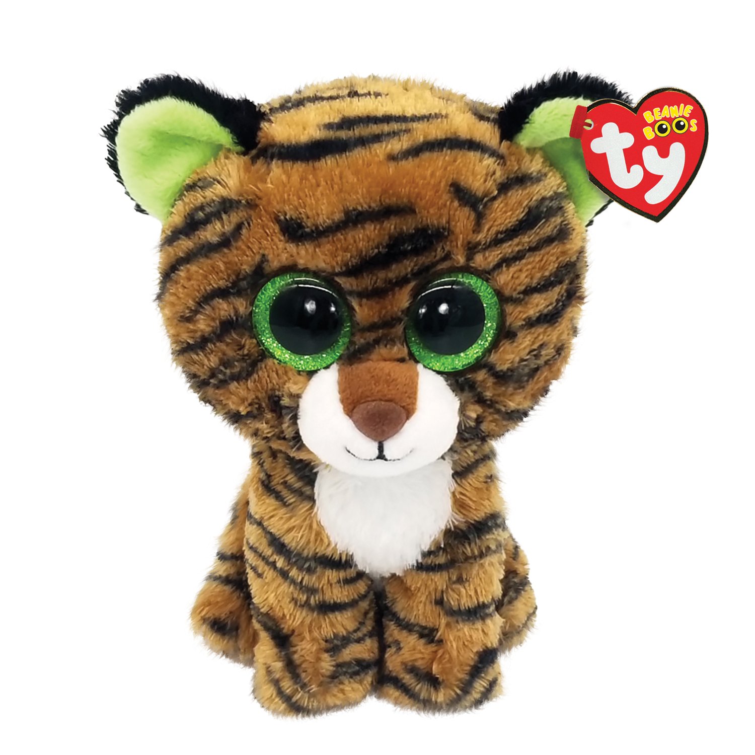 фото Игрушка мягкая ty beanie boo's тигр коричневый tiger 15 см, 36387