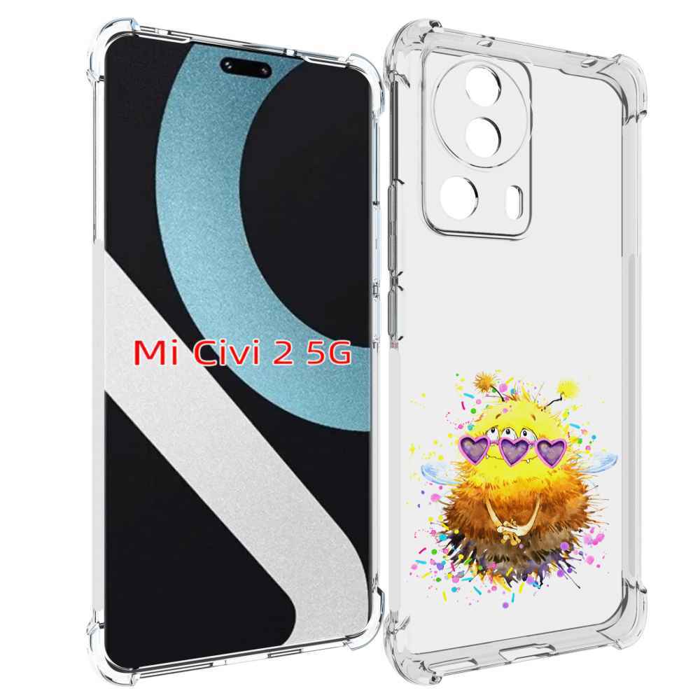 

Чехол MyPads Пушитый шмель для Xiaomi Civi 2, Прозрачный, Tocco