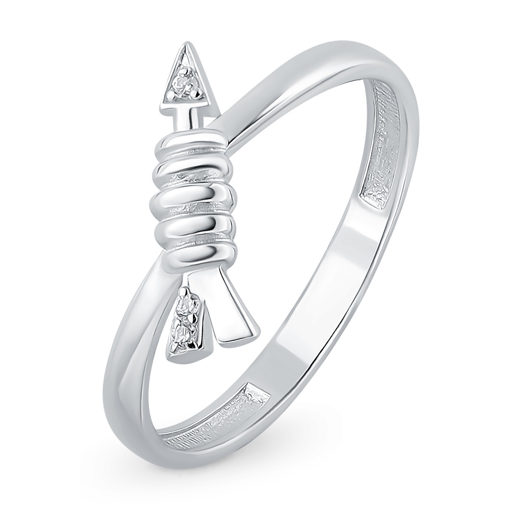 

Кольцо женское из серебра с фианитом 585Gold 701011148, р, 701011148