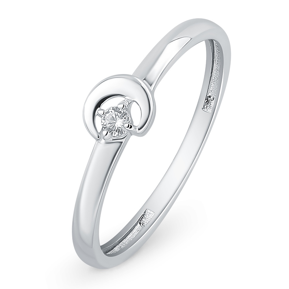 

Кольцо женское из серебра с фианитом 585Gold 701011146, р, 701011146