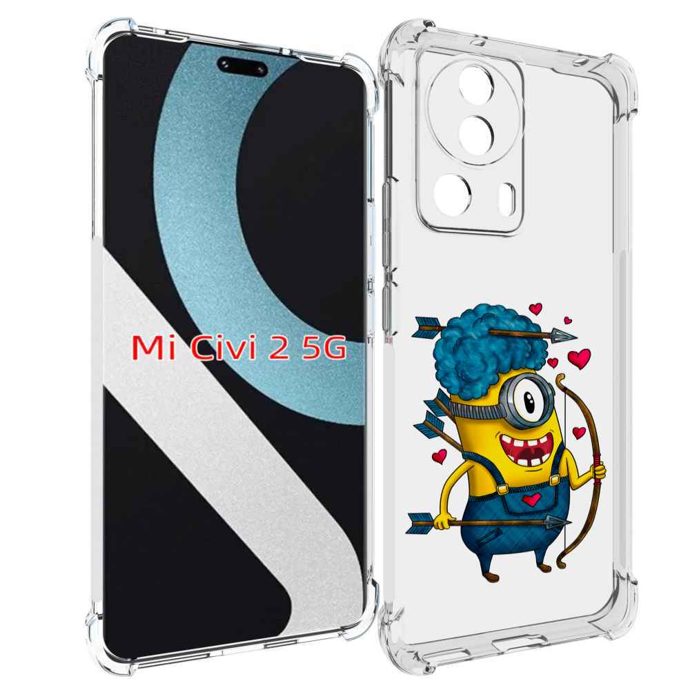 

Чехол MyPads Миньон купидон для Xiaomi Civi 2, Прозрачный, Tocco