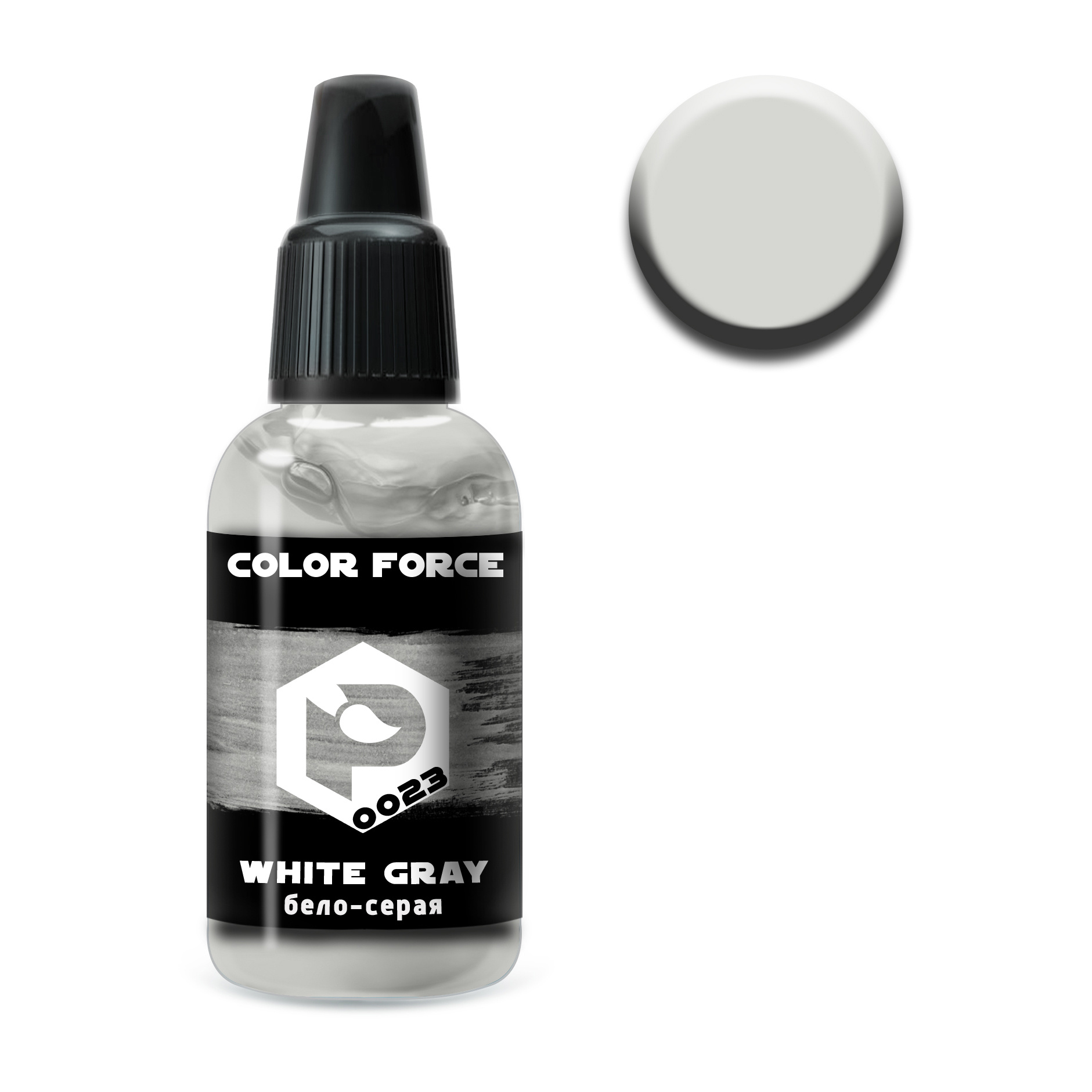 

Краска для аэрографии Pacific88 Color Force Бело-серая, Белый