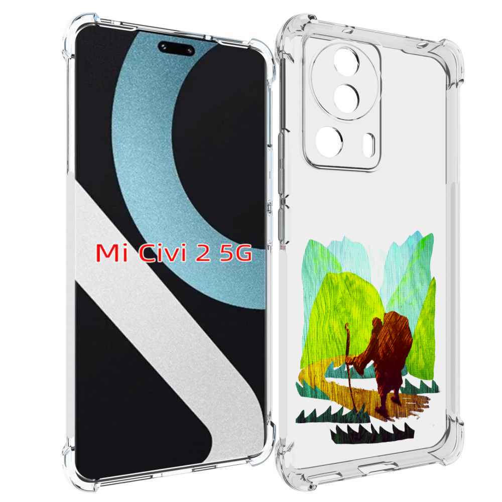 

Чехол MyPads Лесная тропа для Xiaomi Civi 2, Прозрачный, Tocco