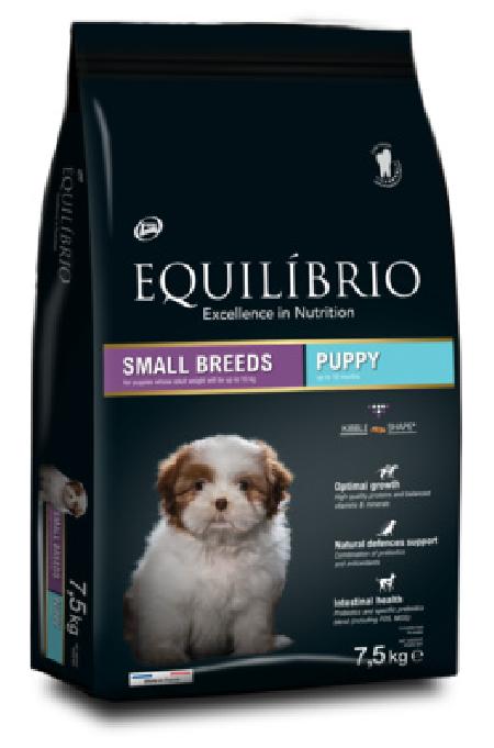 фото Сухой корм для щенков equilibrio puppy small breed для малых пород с мясом птицы, 7,5 кг