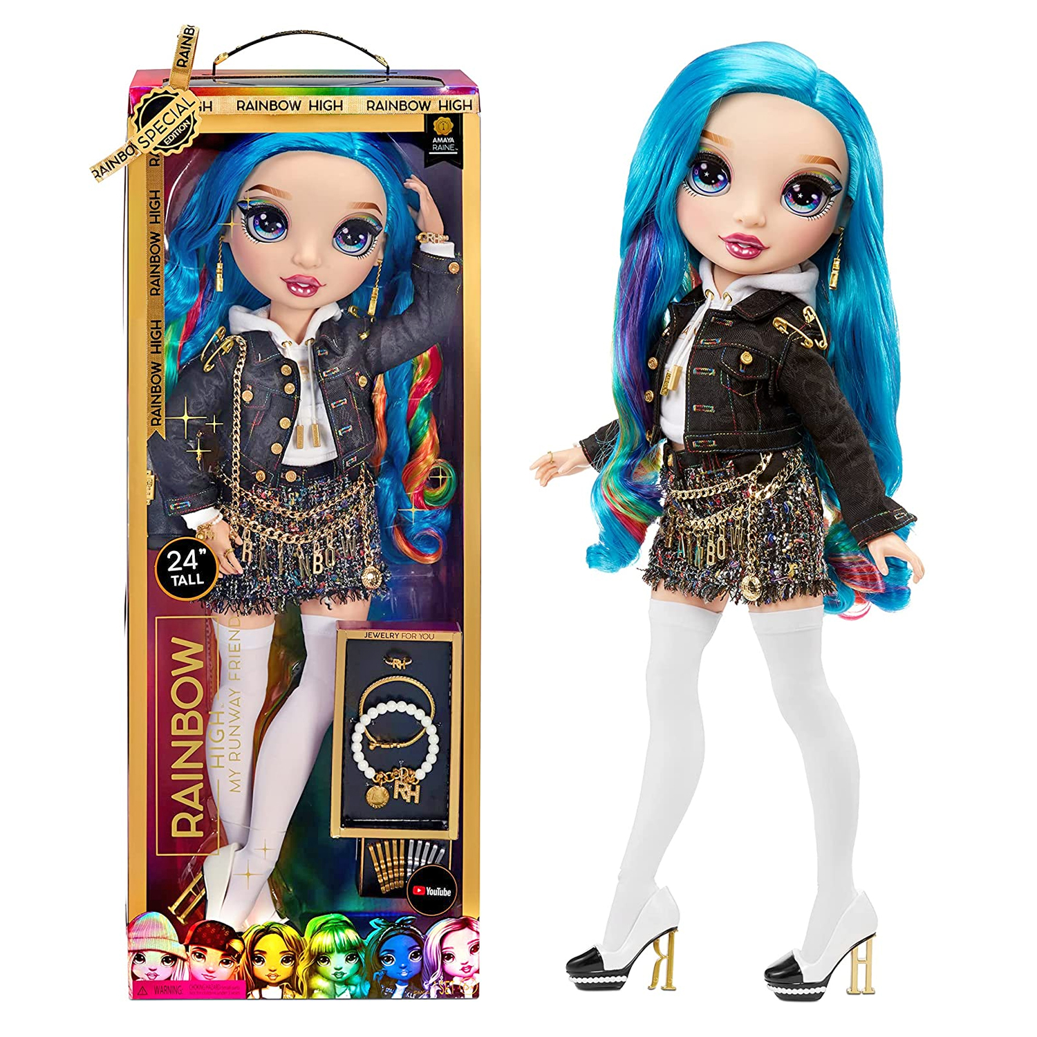 

Кукла Rainbow High огромная Amaya Raine, 60 см, 577287