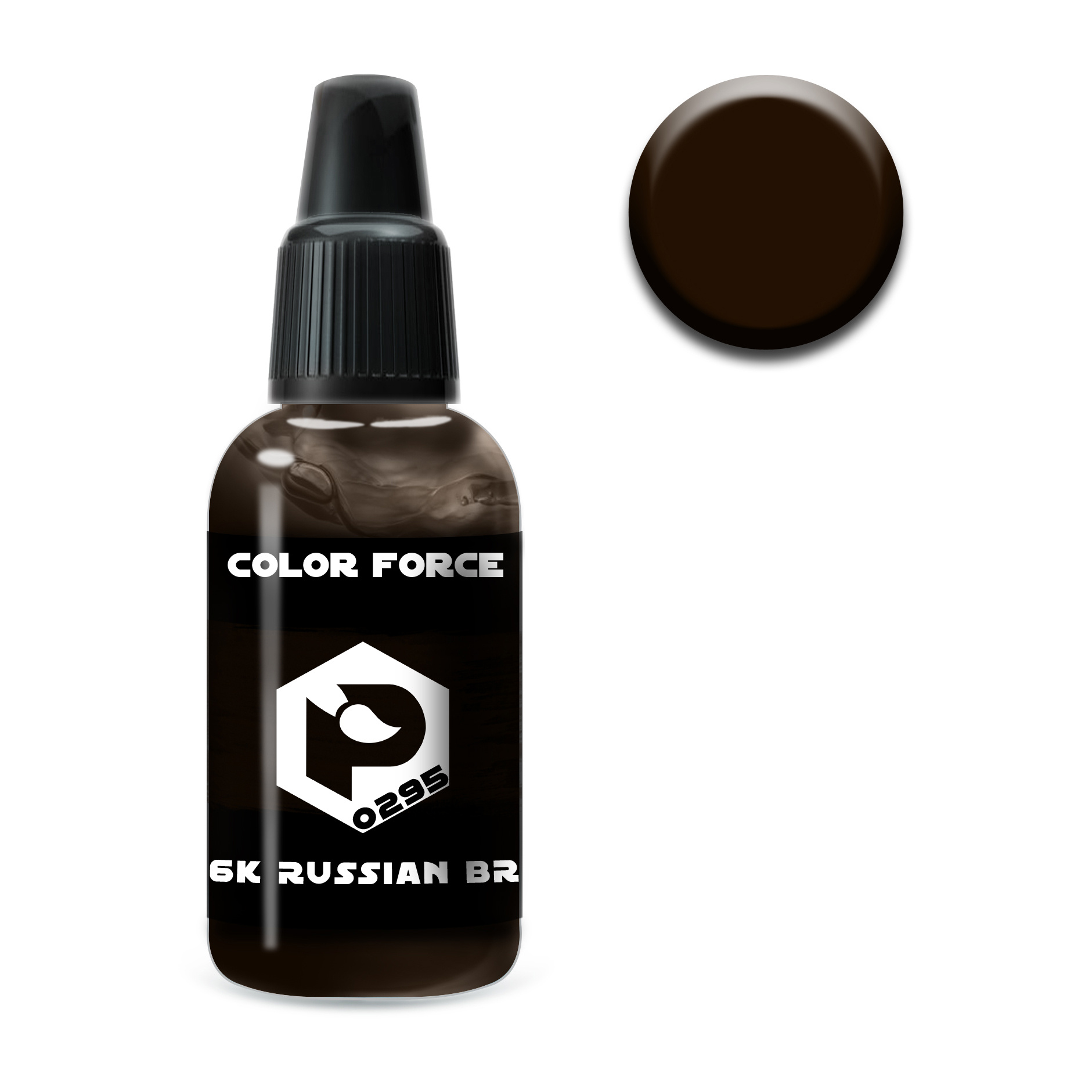 Краска для аэрографии Pacific88 Color Force 6K RUSSIAN BROWN