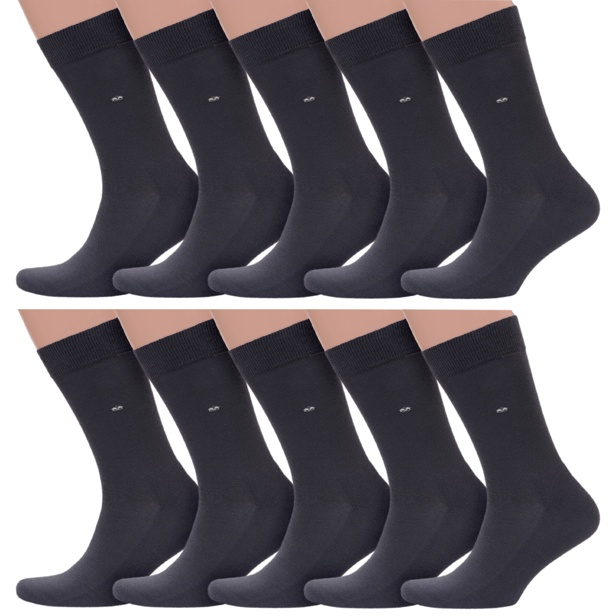 

Комплект носков мужских Rusocks 10-М-195 серых 25, Серый, 10-М-195