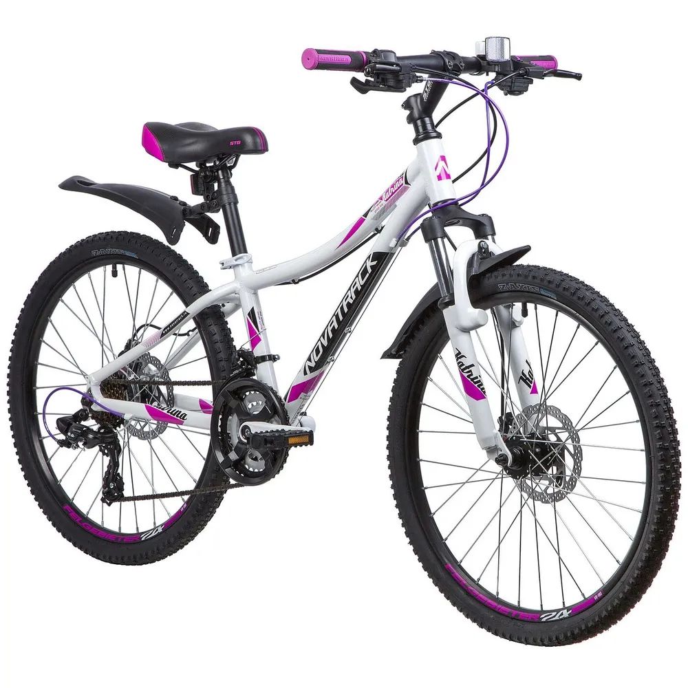 Велосипед NOVATRACK 24 KATRINA 21D алюмрама 12 белый 21-скор TY300TS38TZ21 дискто 3145000₽