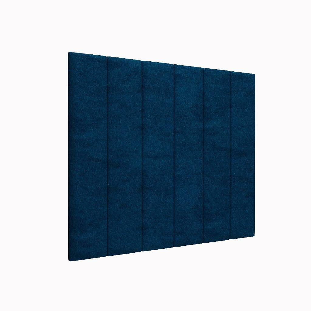 Мягкие панели (обои) Velour Blue 20х100 см 1 шт. кубики мягкие домики тм мякиши