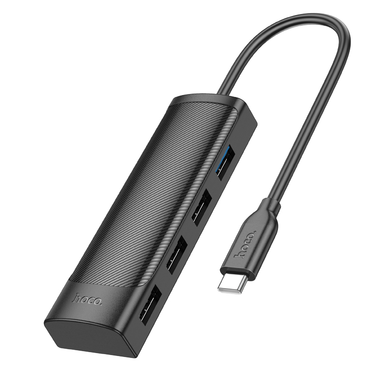 

USB Хаб HOCO 6942007615228, Черный