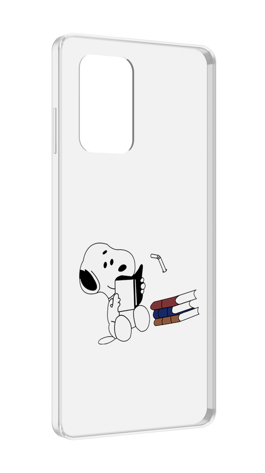Чехол MyPads собака-с-книжками для ZTE Blade A72 / ZTE Blade V40 Vita