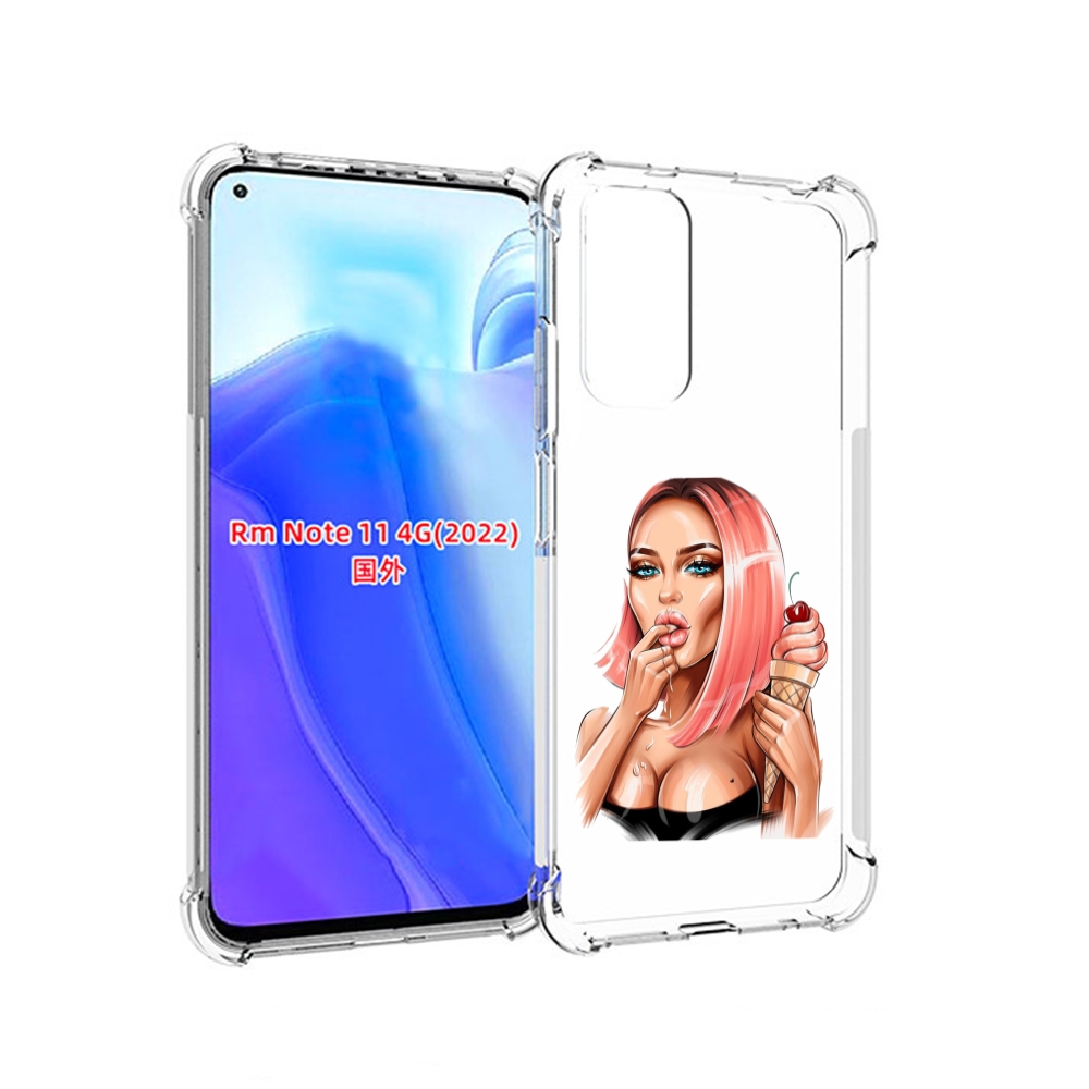 

Чехол MyPads Девушка-и-мороженое женский для Xiaomi Redmi Note 11 4G ( Глобальная версия ), Tocco