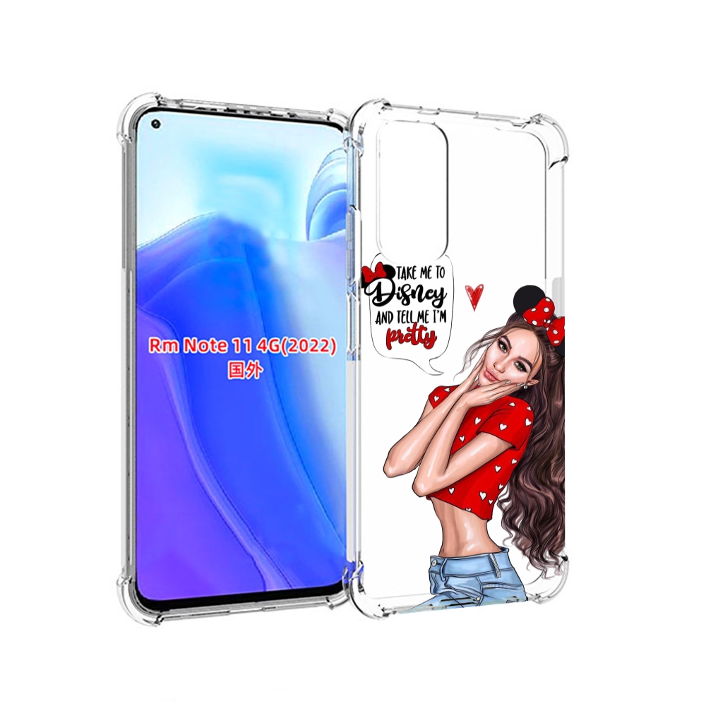 

Чехол MyPads Девушка-Мини женский для Xiaomi Redmi Note 11 4G ( Глобальная версия ), Tocco
