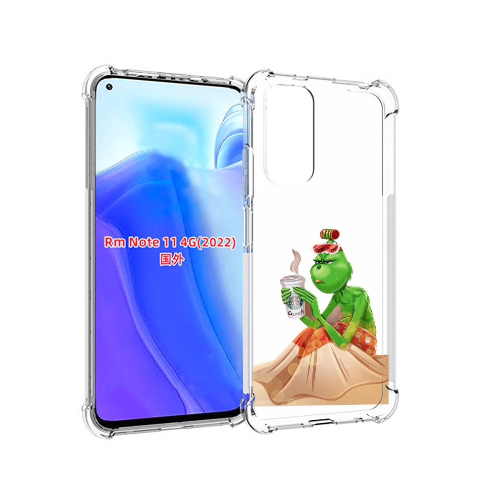 

Чехол MyPads Гринч-в-платье для Xiaomi Redmi Note 11 4G ( Глобальная версия ), Tocco