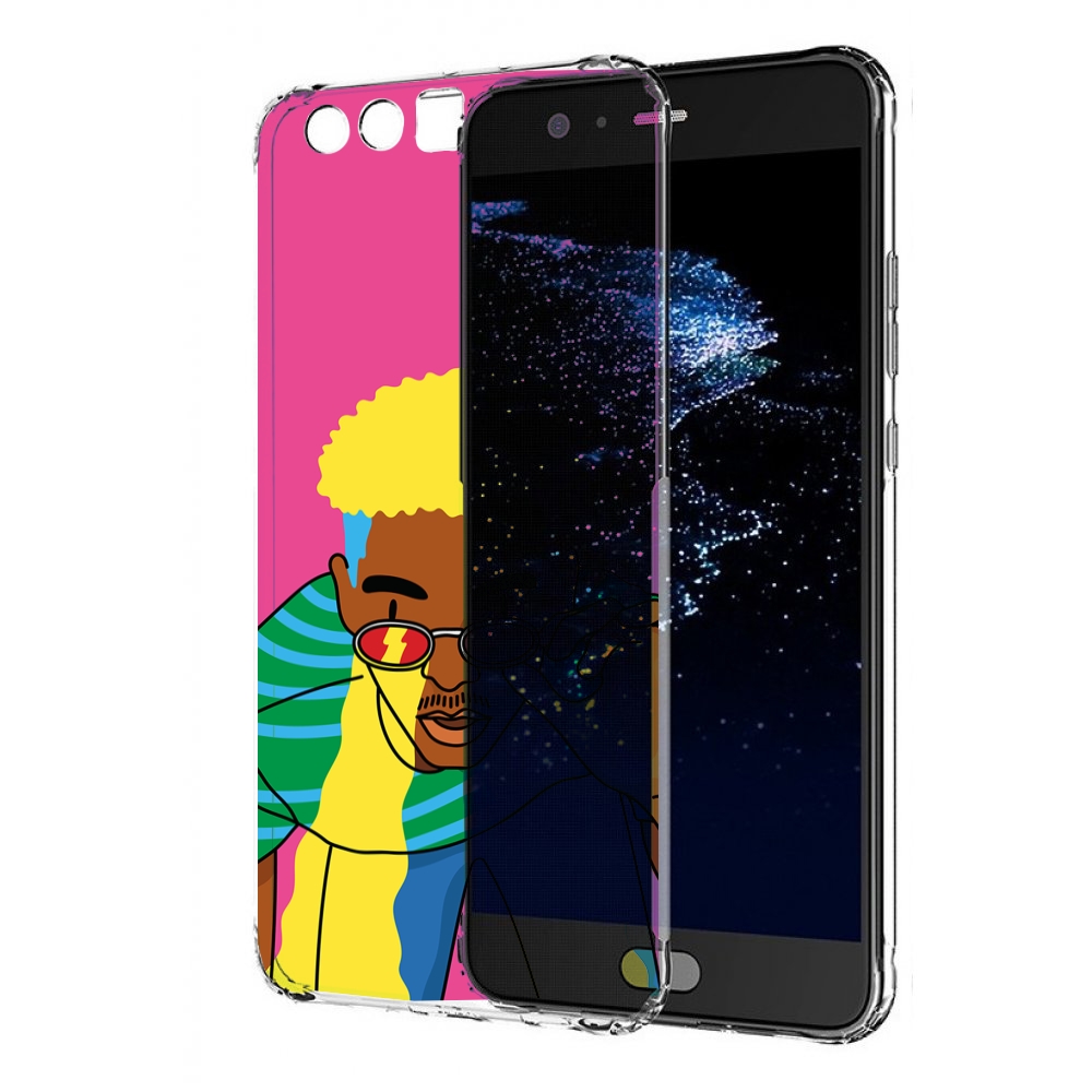 

Чехол бампер MyPads бразилец для Huawei P10 Plus противоударный, Прозрачный, Tocco