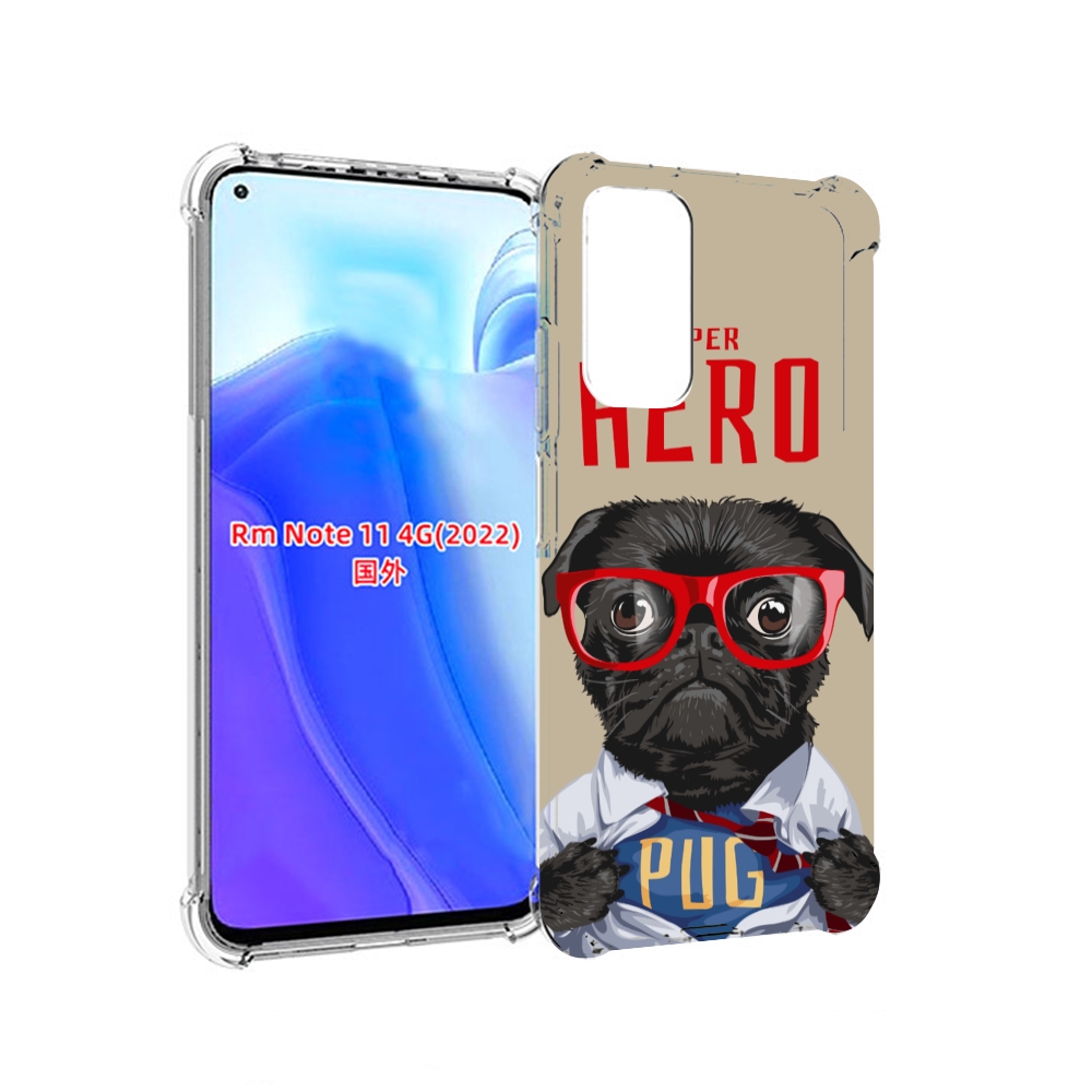 

Чехол MyPads Герой-PUG для Xiaomi Redmi Note 11 4G ( Глобальная версия ), Tocco