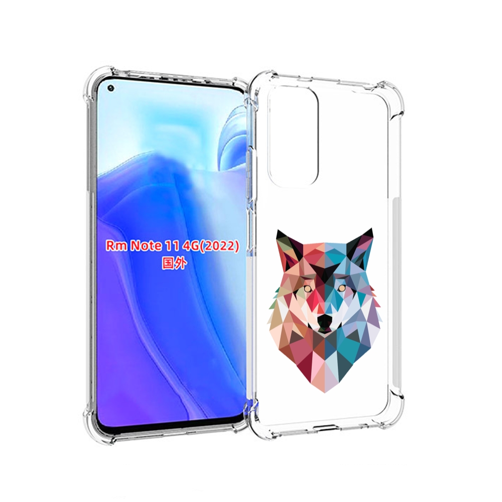 

Чехол MyPads Геометрический-волк для Xiaomi Redmi Note 11 4G ( Глобальная версия ), Tocco