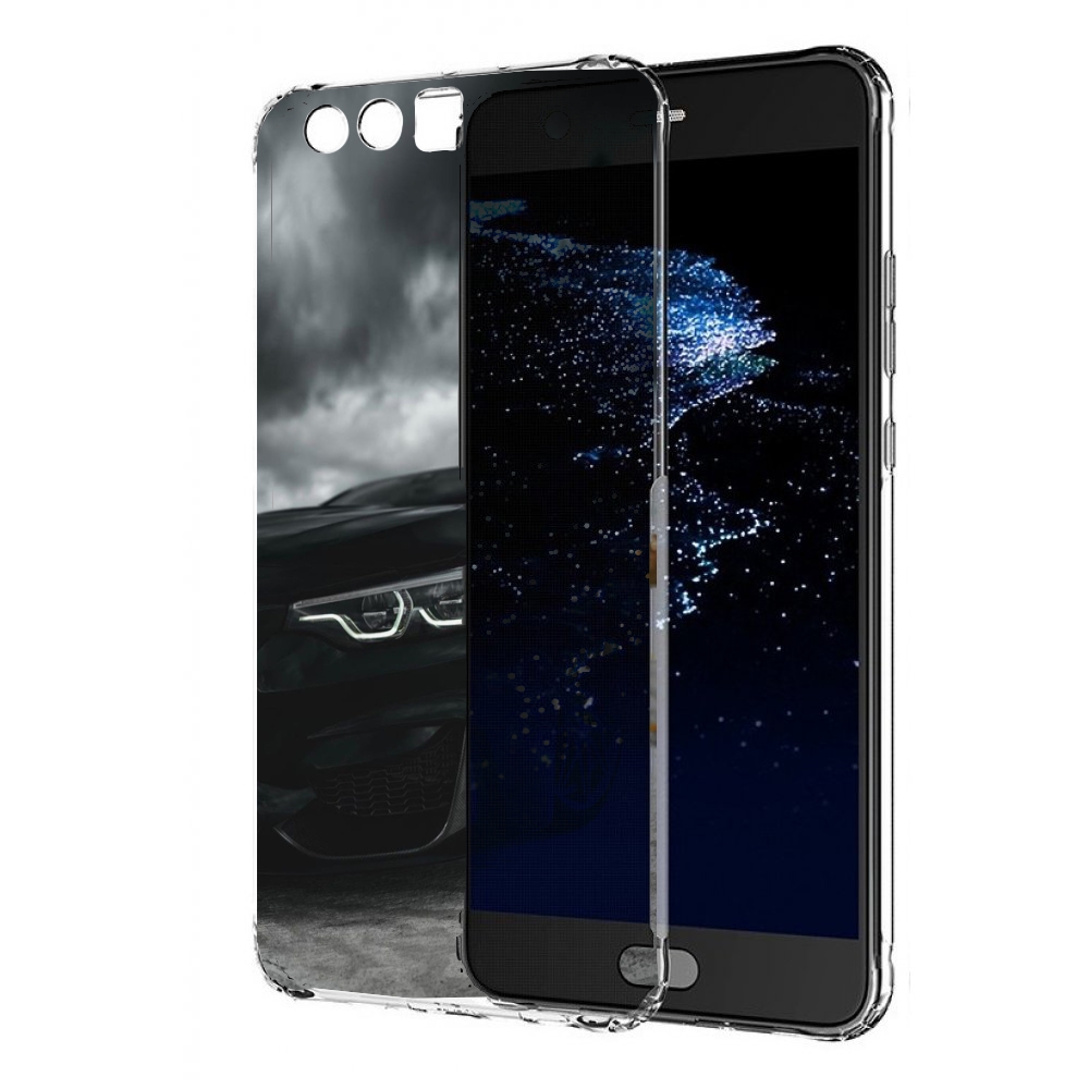 

Чехол бампер MyPads бмв М3 мужской для Huawei P10 Plus противоуд, Прозрачный, Tocco