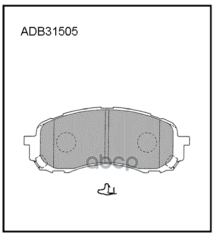 Тормозные колодки ALLIED NIPPON ADB31505 1310₽