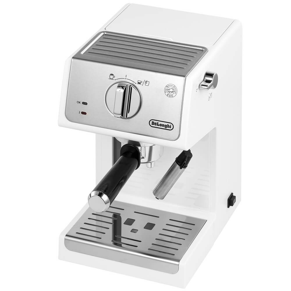 Рожковая кофеварка Delonghi ECP 33.21 W белый рожковая кофеварка delonghi ecp 33 21 w white