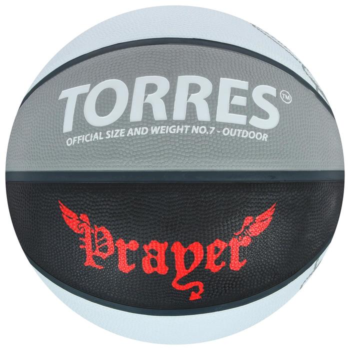 TORRES Мяч баскетбольный TORRES Prayer, B02057, размер 7