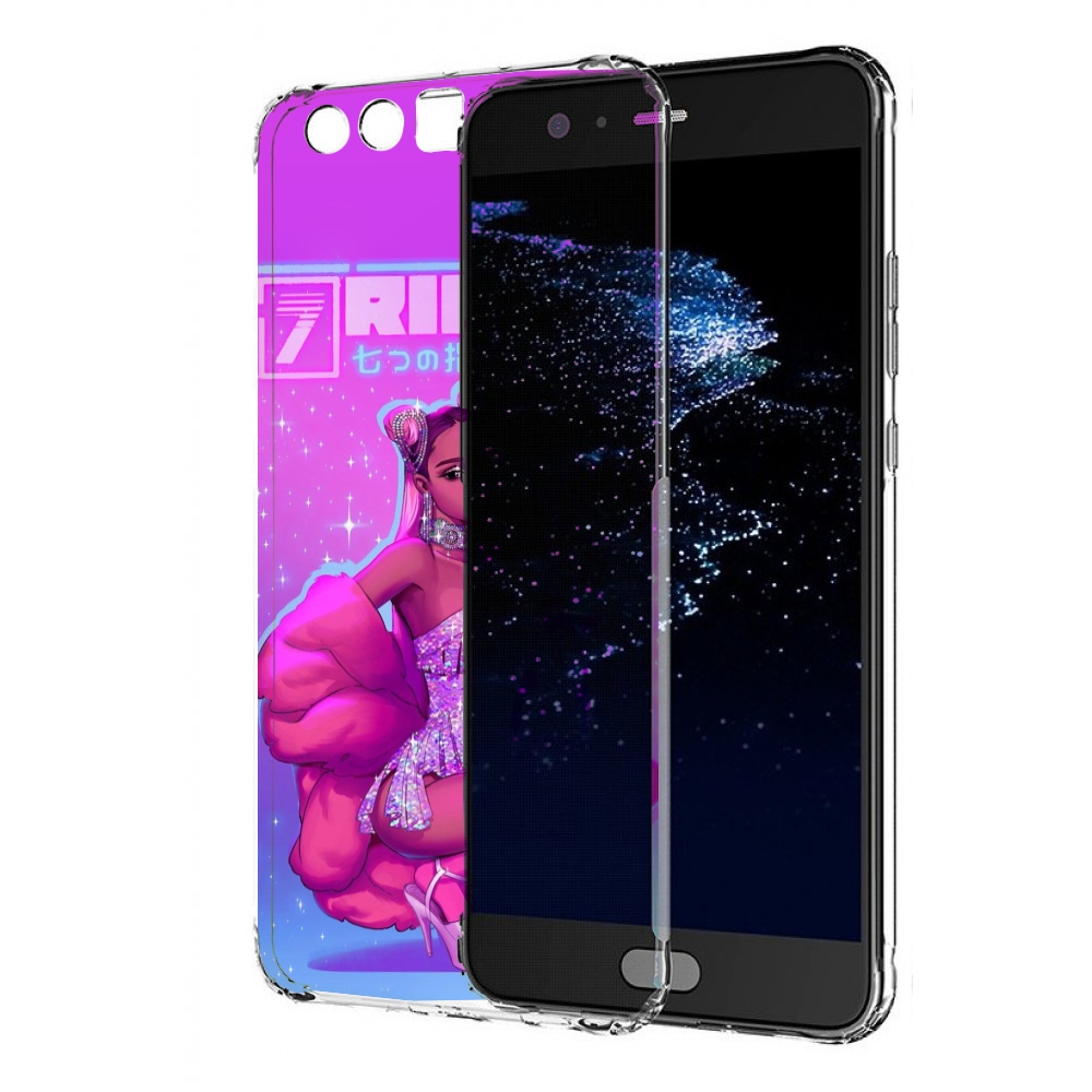 

Чехол бампер MyPads ариана-гранде для Huawei P10 Plus противоуда, Прозрачный, Tocco