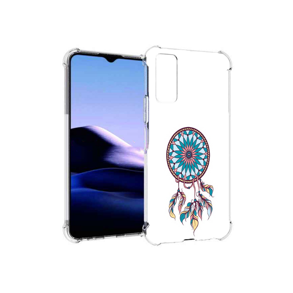 

Чехол MyPads Tocco для Vivo Y20 ловец снов синий (PT154038.379.443), Прозрачный, Tocco