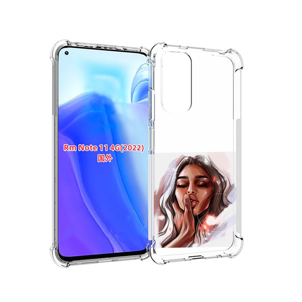 

Чехол MyPads Большие-губы женский для Xiaomi Redmi Note 11 4G ( Глобальная версия ), Tocco