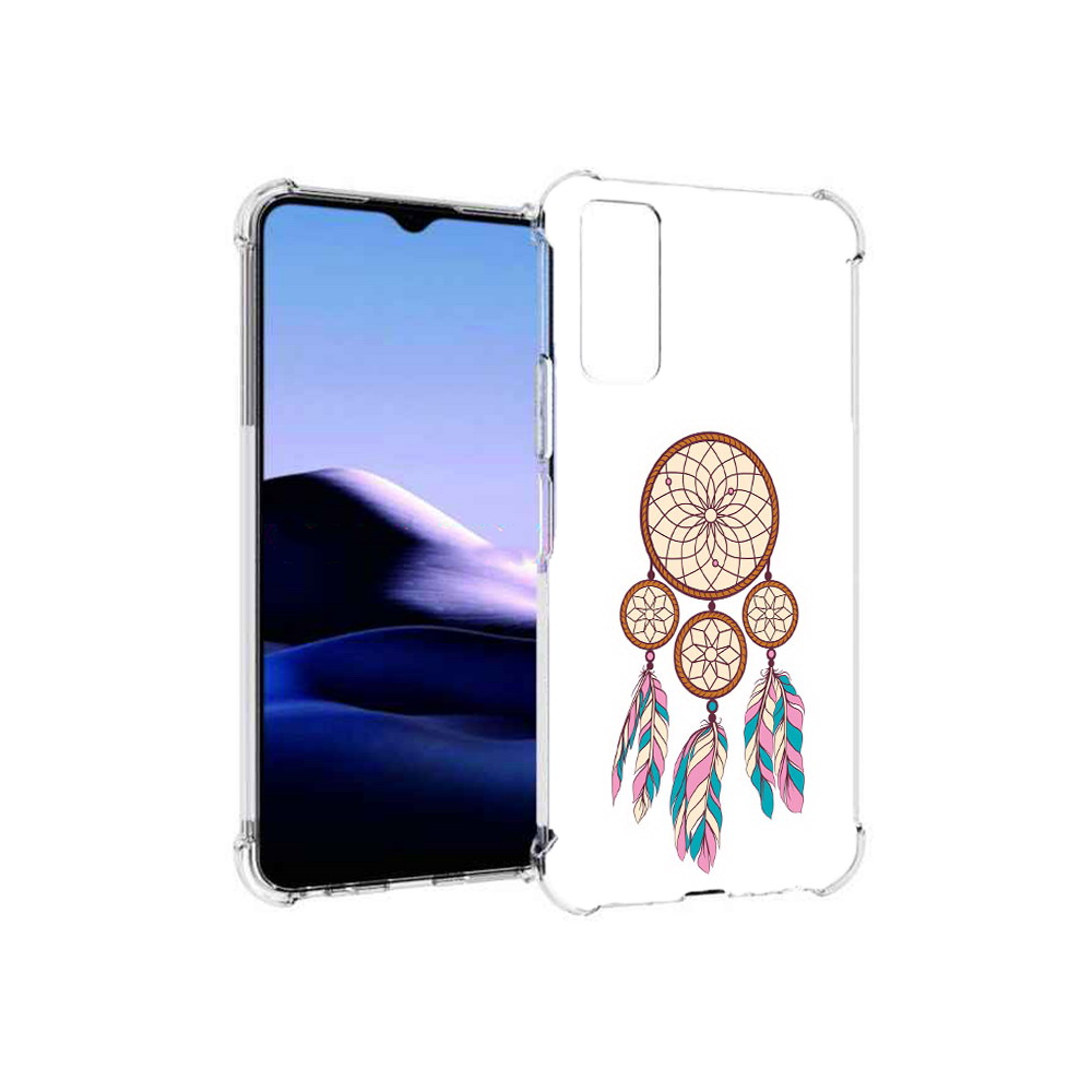

Чехол MyPads Tocco для Vivo Y20 ловец снов бежевый (PT154038.379.442), Прозрачный, Tocco