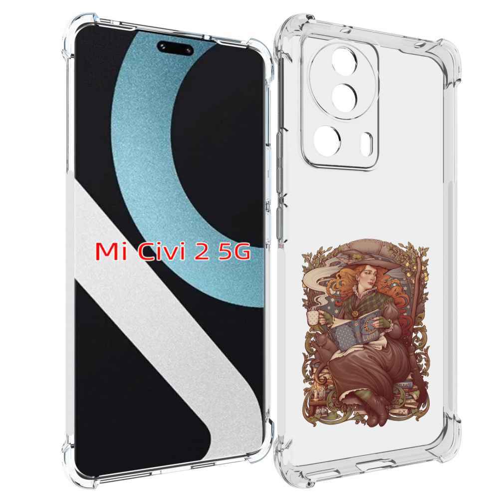 

Чехол MyPads Женские_126 для Xiaomi Civi 2, Прозрачный, Tocco