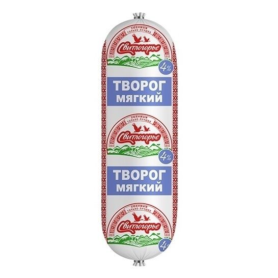 

Творог мягкий Свитлогорье 4% БЗМЖ 400 г