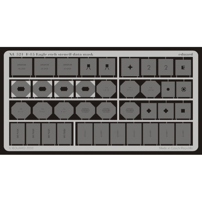 

Маска для F-15 etch stencil data mask Eduard 1.32