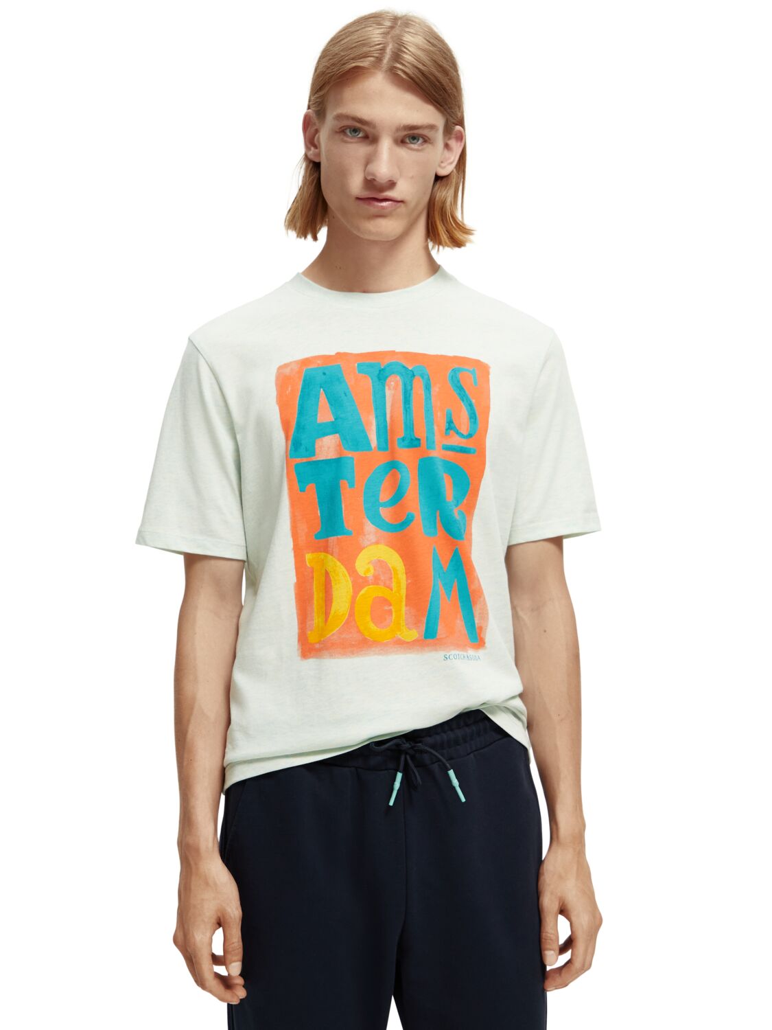 

Футболка мужская Scotch & Soda 169546/3788 белая L, 169546/3788