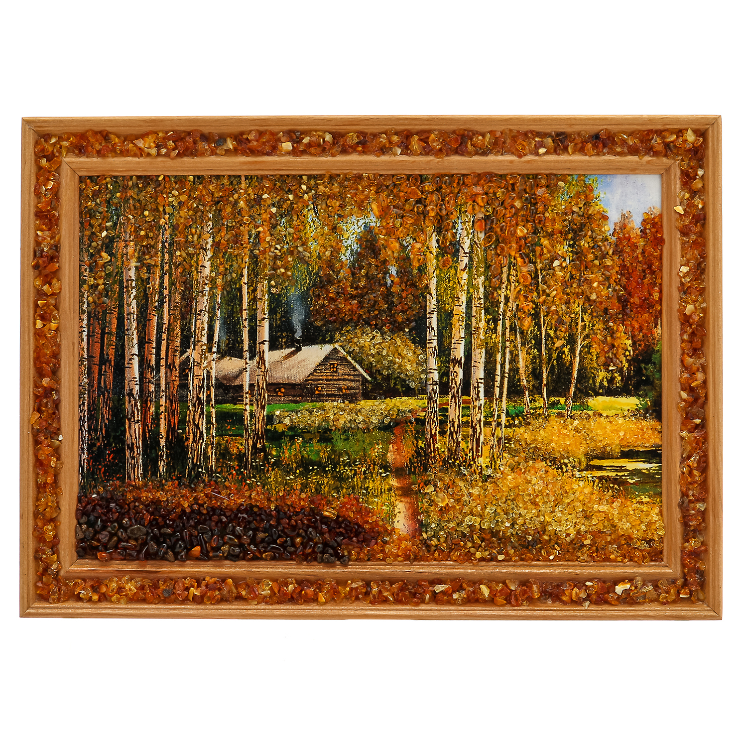

Картина янтарная Пейзаж № 1 28х20 см