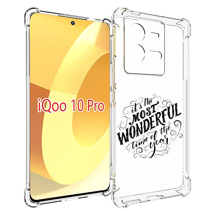 

Чехол MyPads Wonderful для Vivo iQOO 10 Pro, Прозрачный, Tocco