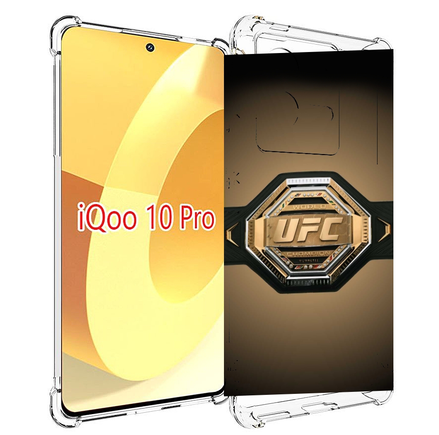 

Чехол MyPads UFC единоборства мужской для Vivo iQOO 10 Pro, Прозрачный, Tocco