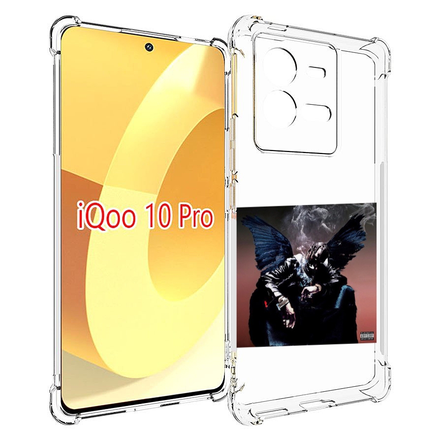 

Чехол MyPads Travis Scott - Birds In The Trap Sing McKnight для Vivo iQOO 10 Pro, Прозрачный, Tocco