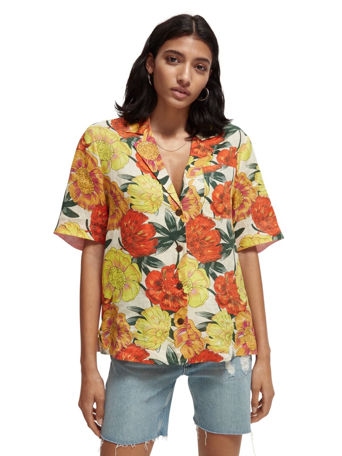 

Блуза женская Scotch & Soda 165858/0589 разноцветная XS, 165858/0589