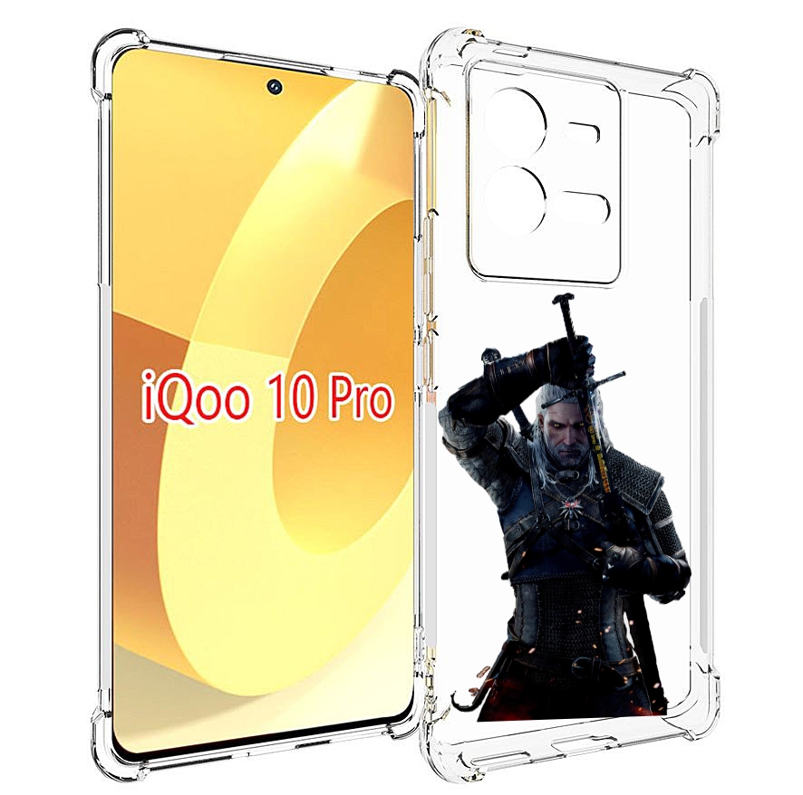 Чехол MyPads The-Witcher-3-Ведьмак для Vivo iQOO 10 Pro