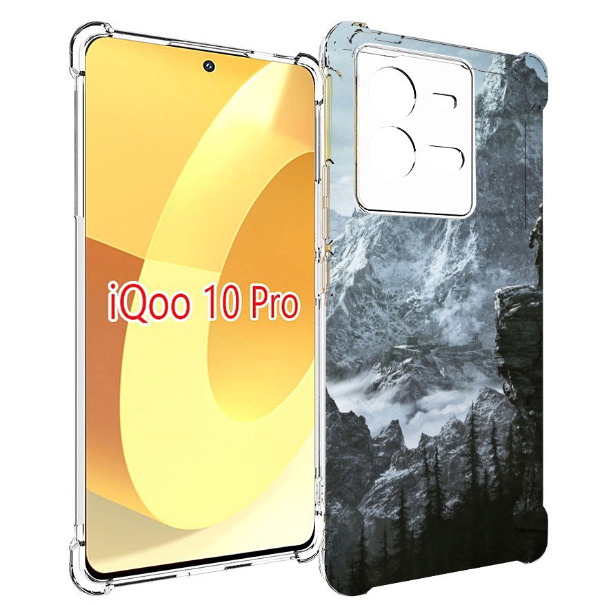 

Чехол MyPads The Elder Scrolls V Skyrim для Vivo iQOO 10 Pro, Прозрачный, Tocco