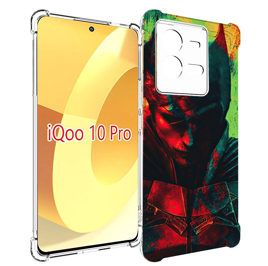 

Чехол MyPads The Batman для Vivo iQOO 10 Pro, Прозрачный, Tocco