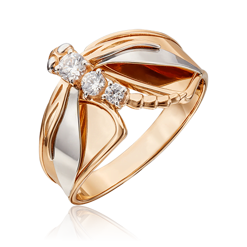 

Кольцо из золота с swarovski р.16 PLATINA jewelry 01-5368-00-501-1111-38, 01-5368-00-501-1111-38