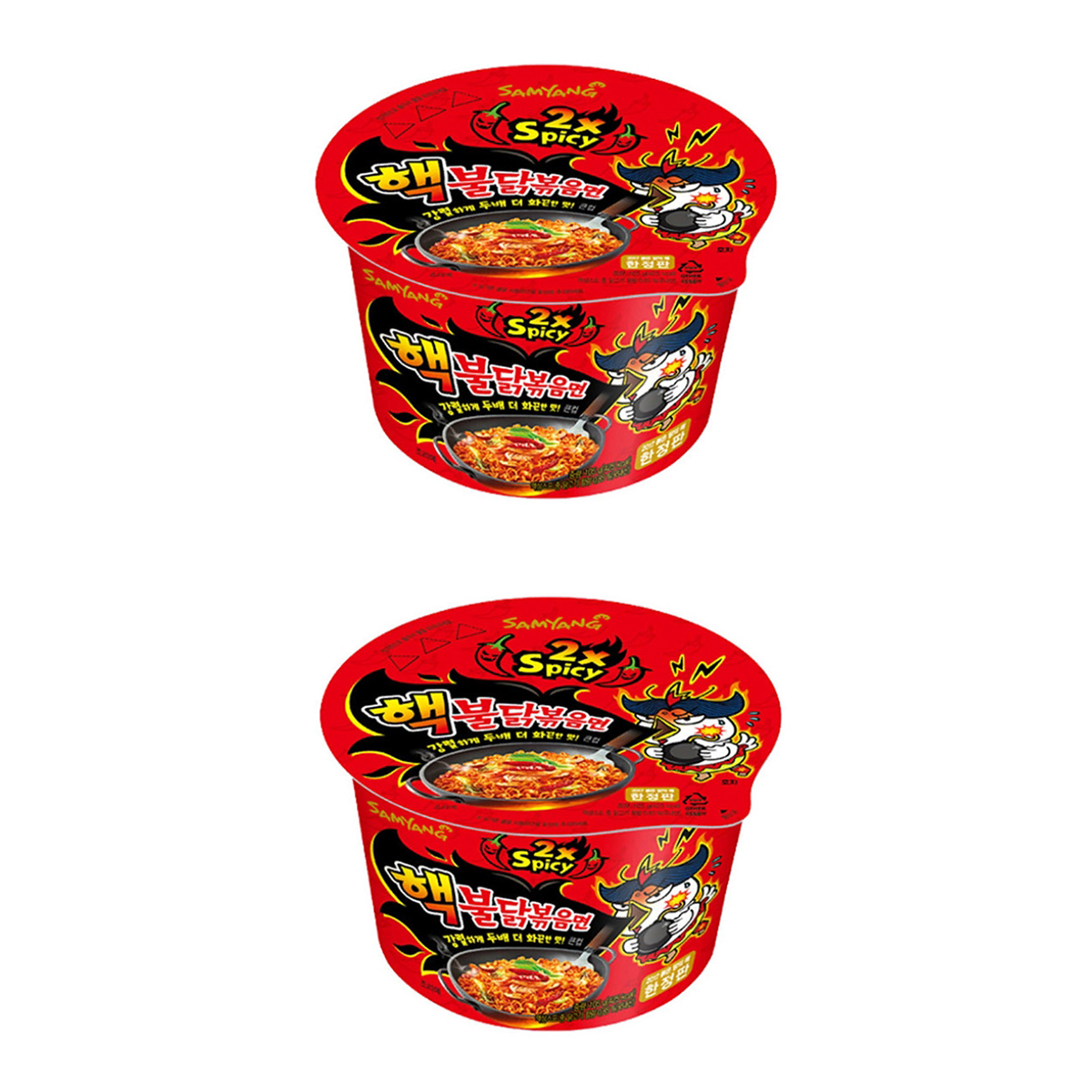 

Лапша быстрого приготовления SAMYANG курица острая 2х Spicy, 2 шт по 105 г