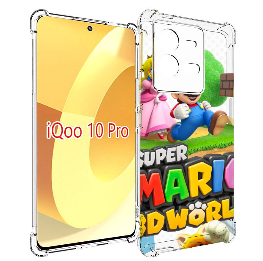 

Чехол MyPads Super Mario 3D World для Vivo iQOO 10 Pro, Прозрачный, Tocco